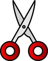 Scissors Line Filled Gradient  Icon vector