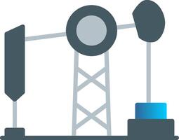Petroleum Flat Gradient  Icon vector