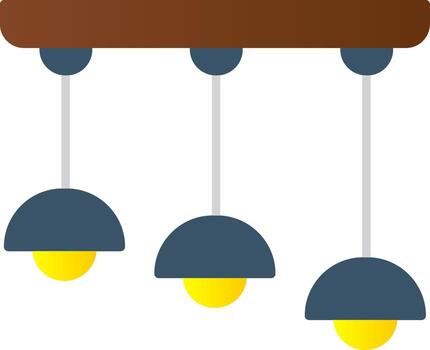 Ceiling Flat Gradient  Icon vector