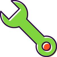 Fix Filled  Icon vector