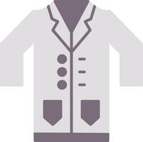 Lab Coat Flat Gradient  Icon vector