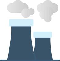 Air Pollution Flat Gradient  Icon vector