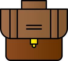 Suitcase Line Filled Gradient  Icon vector