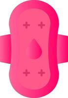 Sanitary Towel Flat Gradient  Icon vector