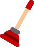 Plunger Flat Gradient  Icon vector