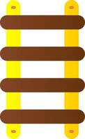 Stepladder Flat Gradient  Icon vector