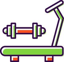 Gym Filled  Icon vector