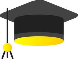 Mortarboard Flat Gradient  Icon vector