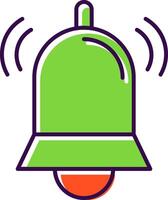 Bell Filled  Icon vector