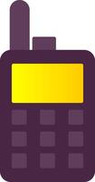 Walkie Talkie Flat Gradient  Icon vector