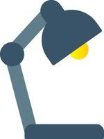 Desk Lamp Flat Gradient  Icon vector