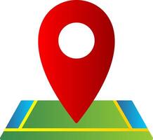 Location Flat Gradient  Icon vector