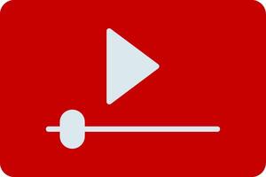 Video Marketing Flat Gradient  Icon vector