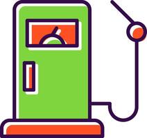 Fuel Filled  Icon vector