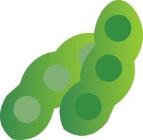 Soybean Flat Gradient  Icon vector