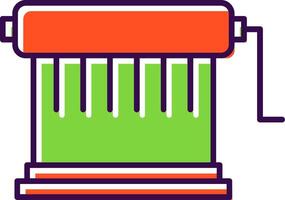 Pasta Machine Filled  Icon vector