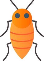 Insect Flat Gradient  Icon vector