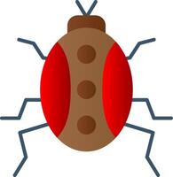 Bug Flat Gradient  Icon vector