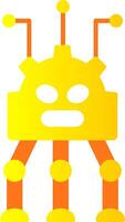 Robotics Flat Gradient  Icon vector