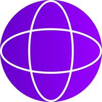 Globe Flat Gradient  Icon vector
