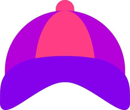 gorra plano degradado icono vector