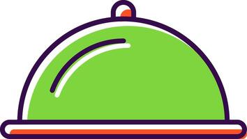 Food Filled  Icon vector