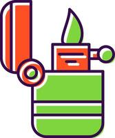 Lighter Filled  Icon vector