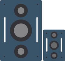 Speaker Flat Gradient  Icon vector