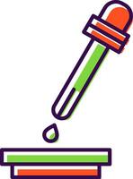 Pipette Filled  Icon vector