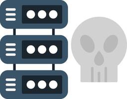 Hacking Flat Gradient  Icon vector