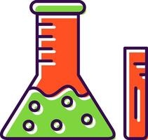 Chemistry Filled  Icon vector