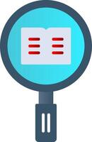 Research Flat Gradient  Icon vector