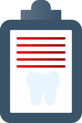 Report Flat Gradient  Icon