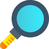 Magnifying Glass Flat Gradient  Icon vector