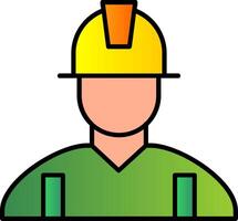 Engineer Line Filled Gradient  Icon vector