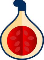 Fig Flat Gradient  Icon vector