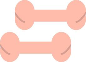 Bone Flat Gradient  Icon vector