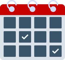 Appointment Request Flat Gradient  Icon vector
