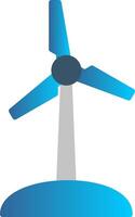 Turbine Flat Gradient  Icon vector