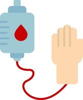 Blood Transfusion Flat Gradient  Icon vector