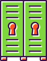 Lockers Filled  Icon vector