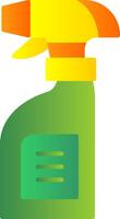 Cleaning Spray Flat Gradient  Icon vector