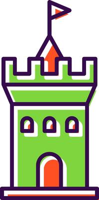 Castle Filled  Icon