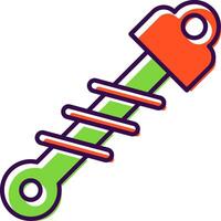 Shock Absorber Filled  Icon vector