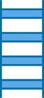 Ladder Filled Blue  Icon vector