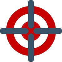 Target Flat Gradient  Icon vector