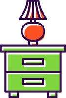Wardrobe Filled  Icon vector