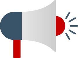 Megaphone Flat Gradient  Icon vector