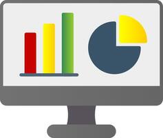 Dashboard Flat Gradient  Icon vector