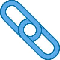 Backlink Filled Blue  Icon vector